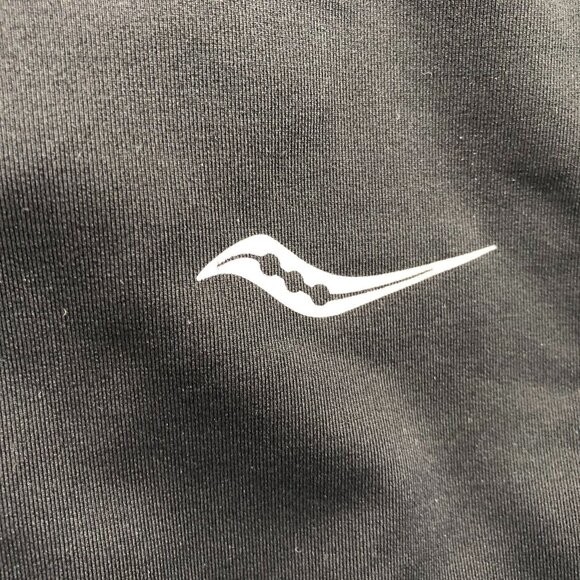 Saucony Womens Leggings Medium Skinny Leg Stretch Pull On Black Athleisure - Picture 9 of 15